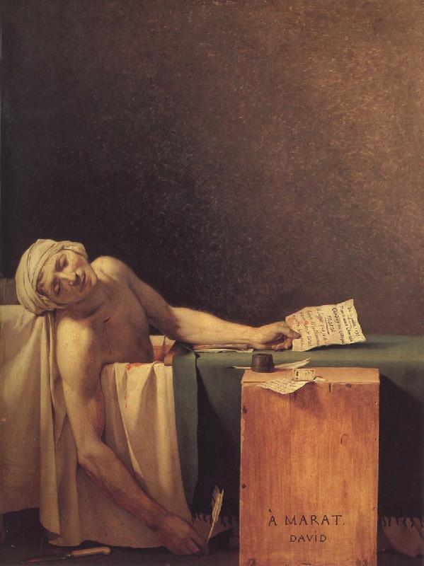 Jacques-Louis David Marats dod